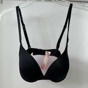Victoria’s Secret Pink - Black push up bra size 32B
